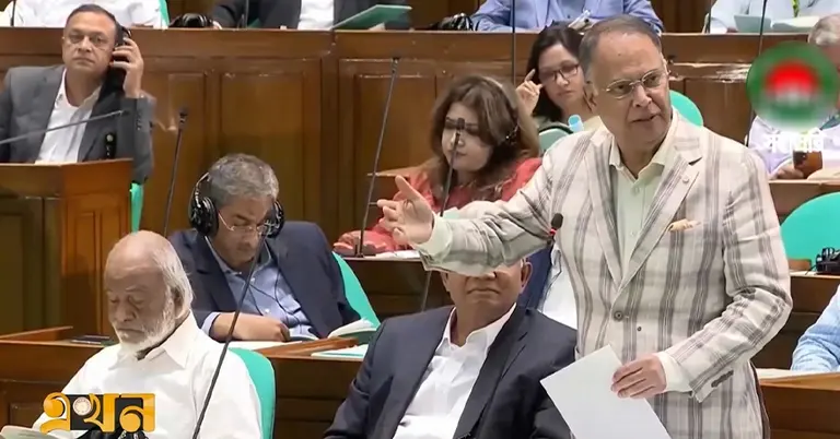 জাতীয় সংসদে জ্বালানিমন্ত্রী ইকবাল হাসান মাহমুদ টুকু